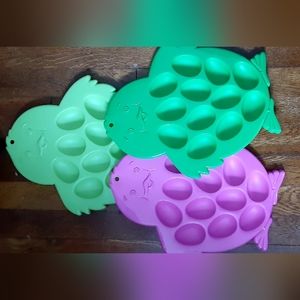 Easter egg/deviled egg holders